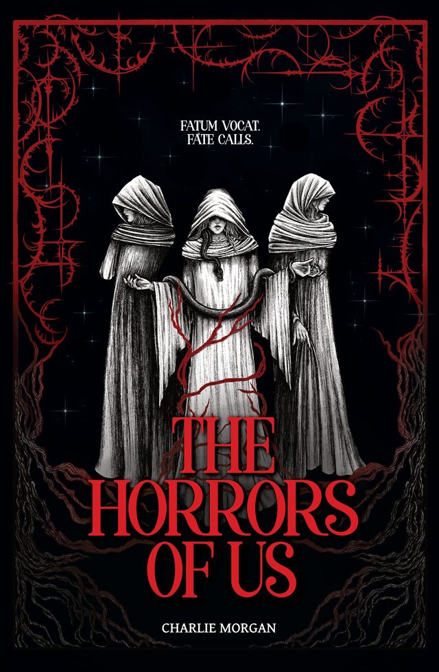 The Horrors of Us book cover by Charlie Writes Horror