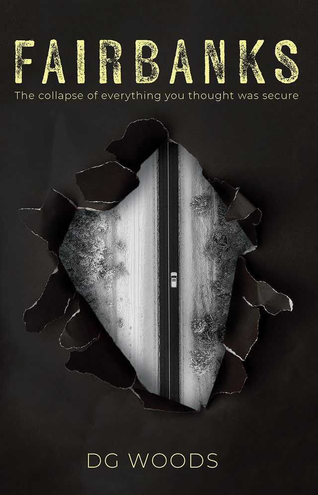 Fairbanks book cover – dystopian survival horror novella by DG Woods